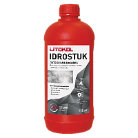 Латексная добавка для затирки IDROSTUK-M, LITOKOL, флакон, 1,5 кг